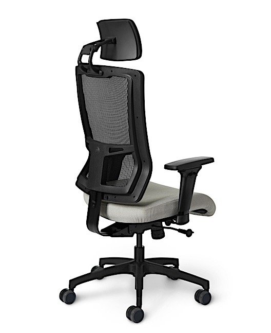 Back view - Office Master AF509 Affirm High Back Simple Chair with Headrest