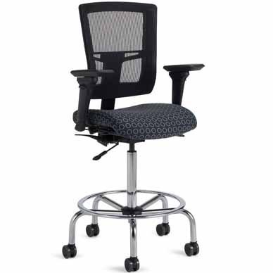 Office Master Affirm Af513 in Black Mesh Back