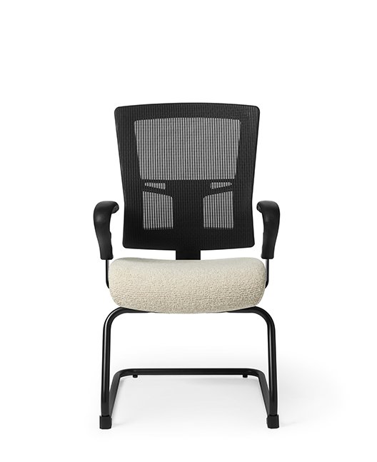 Front view of Office Master AF511S Affirm Mid-Back Guest Chair