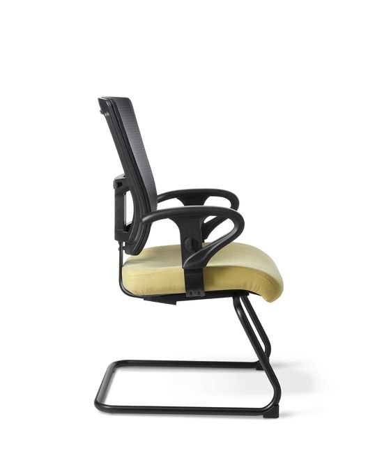 Side View - Office Master Affirm AF511S Mid Back Guest Chair