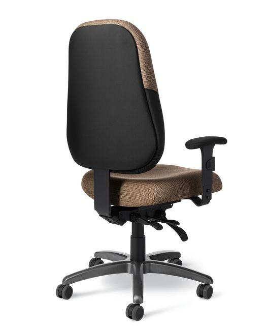 Back View - Office Master MX88PD Large Build Task Chair