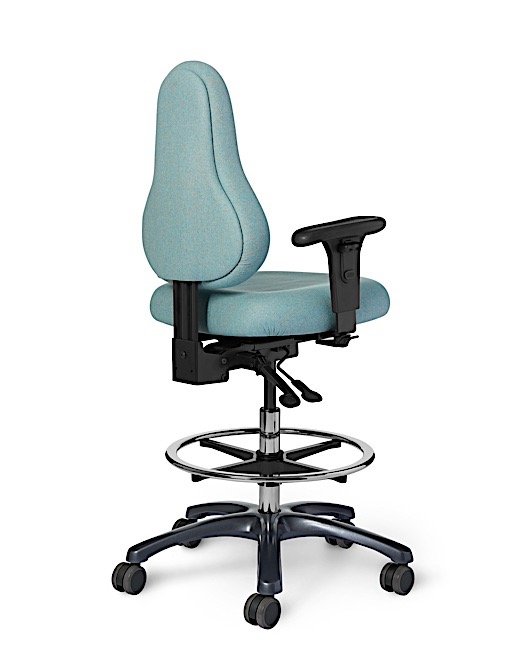 Back View - DB54 Discovery Back Series Ergonomic Stool
