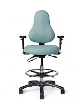 Office Master DB54 (OM Seating) Discovery Back Adjustable Foot Ring Stool