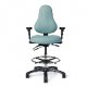 Office Master DB54 (OM Seating) Discovery Back Adjustable Foot Ring Stool