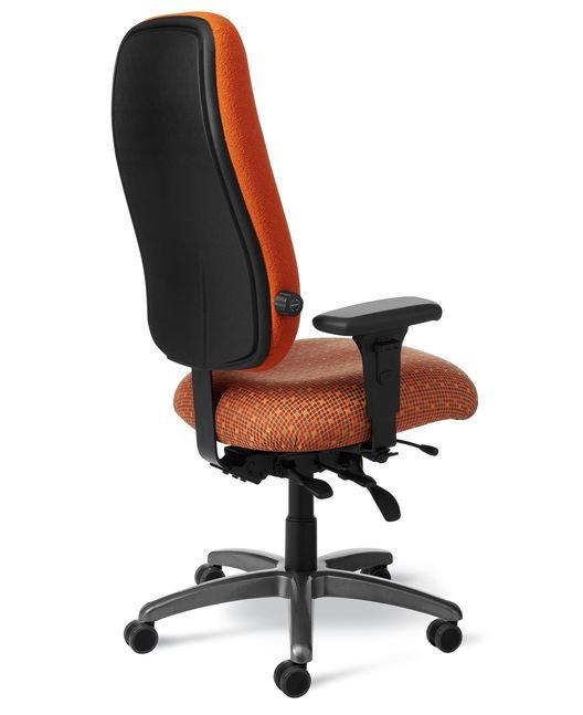 Back View - Office Master PTYM-XT Paramount value Large Build Chair