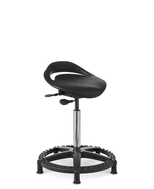 Office Master WS16 (OM Seating) Low Maintenance Sit-Stand Workstool