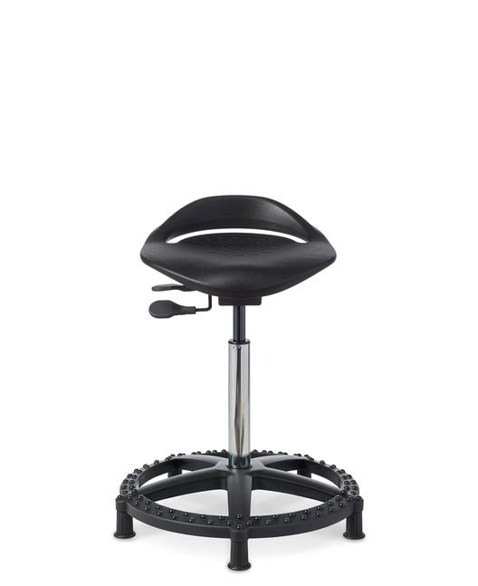 Office Master WS16 (OM Seating) Low Maintenance Sit-Stand Workstool