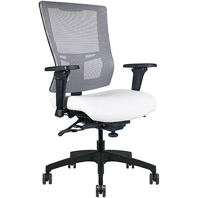 Office Master Affirm AF588 in Starlight Silver Mesh Back