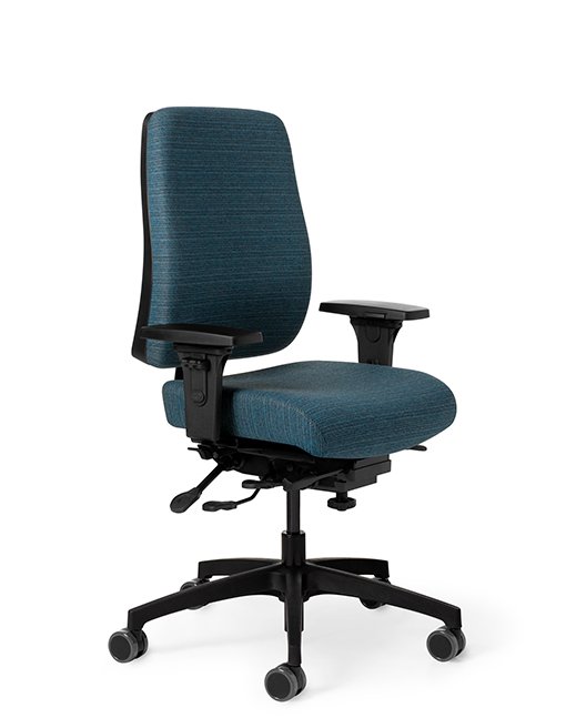 Side view of Office Master AF488 Multi-Function Affirm Chair