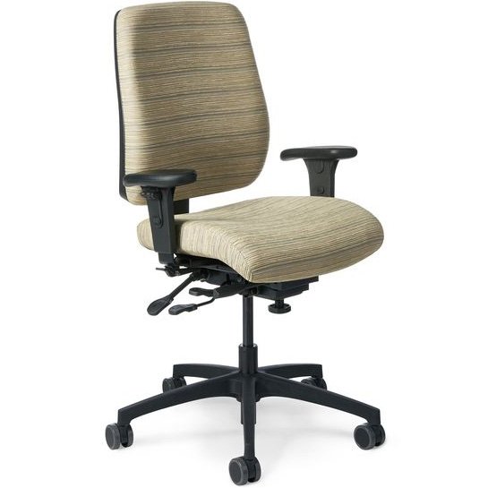 Side view of Office Master AF488 Multi-Function Affirm Chair