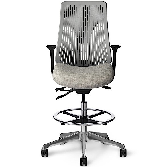 Front view - Truly. TY675 Office Master Chair in Bay Marine PolyBack