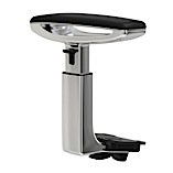 Office Master AR-485 Height (4") and Width Adjustable Arms - Polished Aluminum