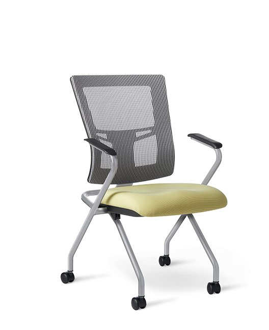 Front view of Office Master AF570N Affirm Mid-Back Guest Chair