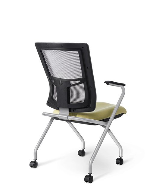 Back view of Office Master AF570N Affirm Mid-Back Guest Chair