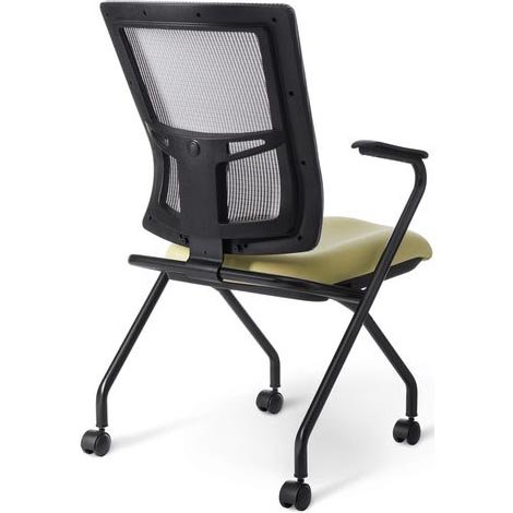 Back view of Office Master AF570N Affirm Mid-Back Nesting Chair