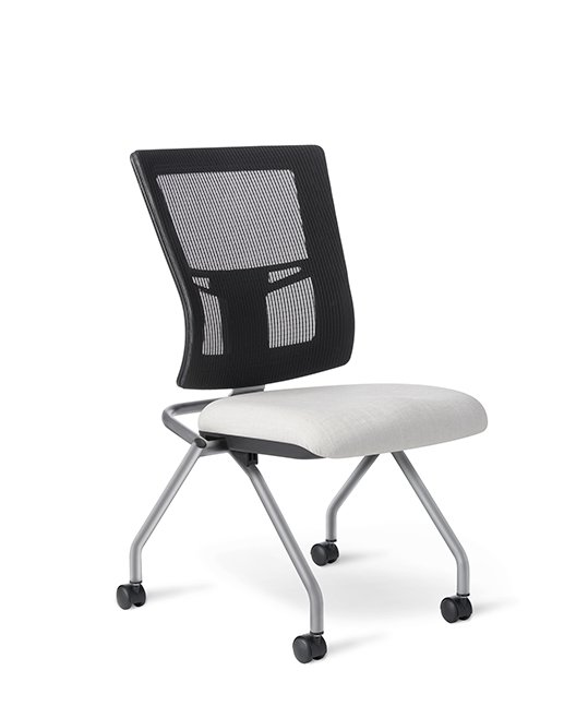 Front view of Office Master AF571N Affirm Mid-Back Nesting Chair