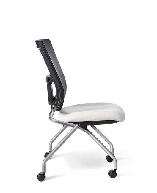 Side view of Office Master AF571N Affirm Mid-Back Nesting Chair