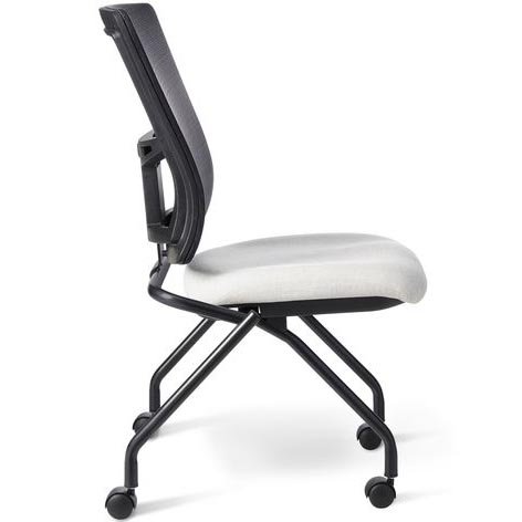 Side view of Office Master AF571N Affirm Mid-Back Nesting Chair