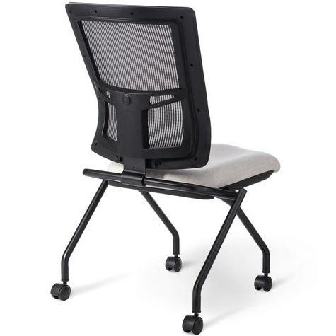 Back view of Office Master AF571N Affirm Mid-Back Nesting Chair