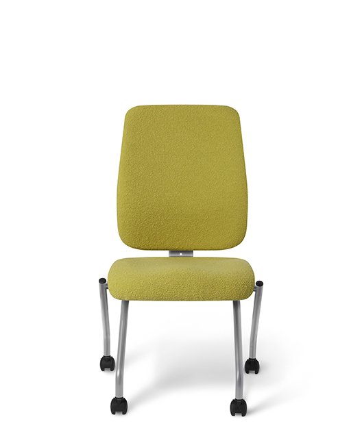 Front view of Office Master AF471N Affirm Cushioned Back Nesting Chair