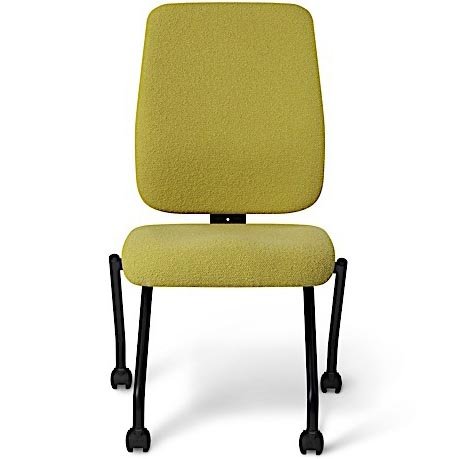 Front view of Office Master AF471N Affirm Cushioned Back Nesting Chair