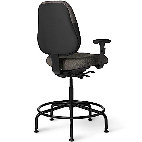 Back view of Office Master MX85PD Maxwell Police Department Heavy Duty Chair