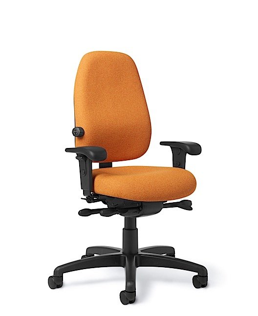 Side View - Office Master PT69-RV Paramount Value Chair