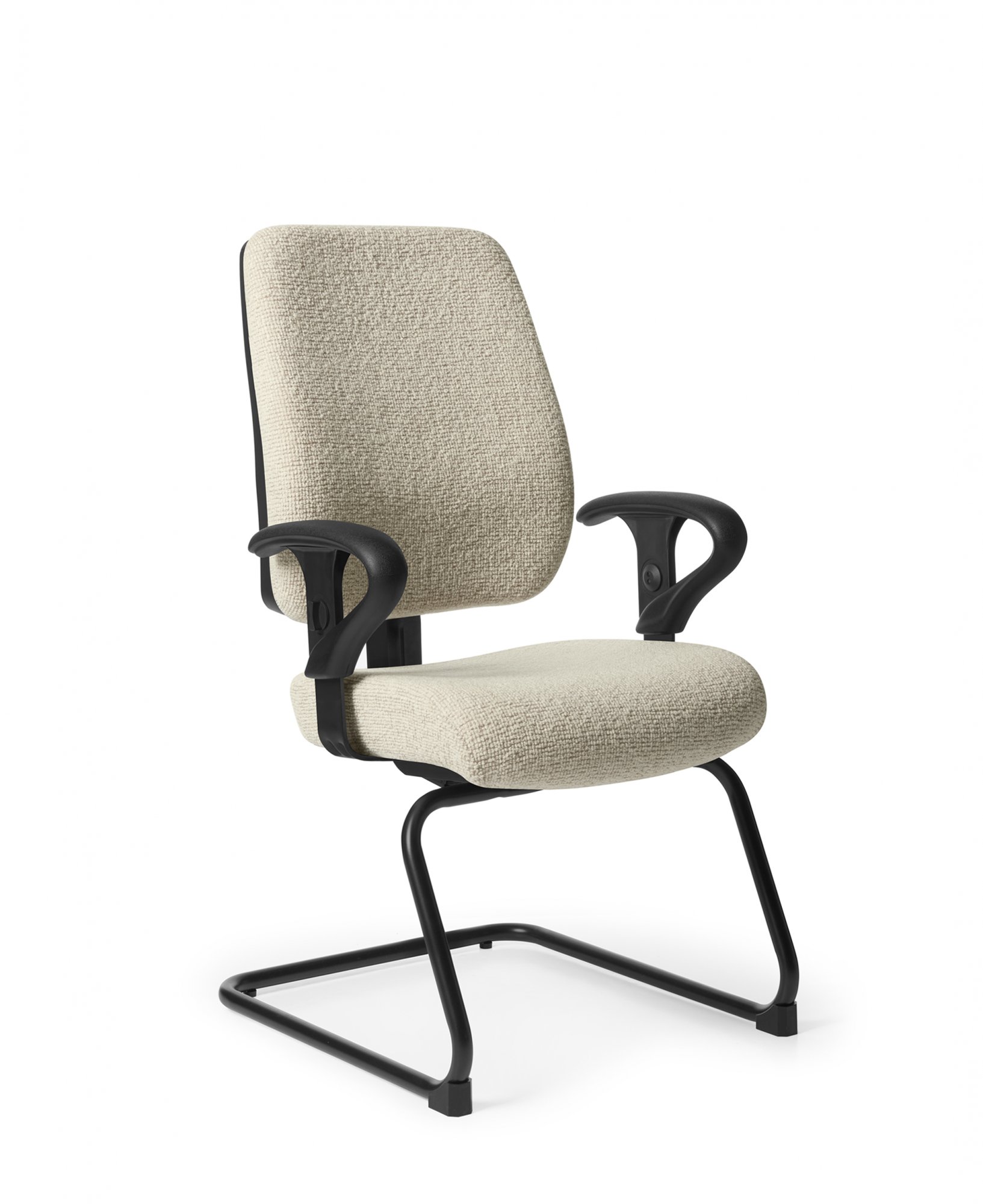 Front view of Office Master AF411S Affirm Cushioned High Back Guest Chair
