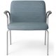 Office Master GY4B-26-SLR Ginny Bariatric 26" Guest Side Chair Silver