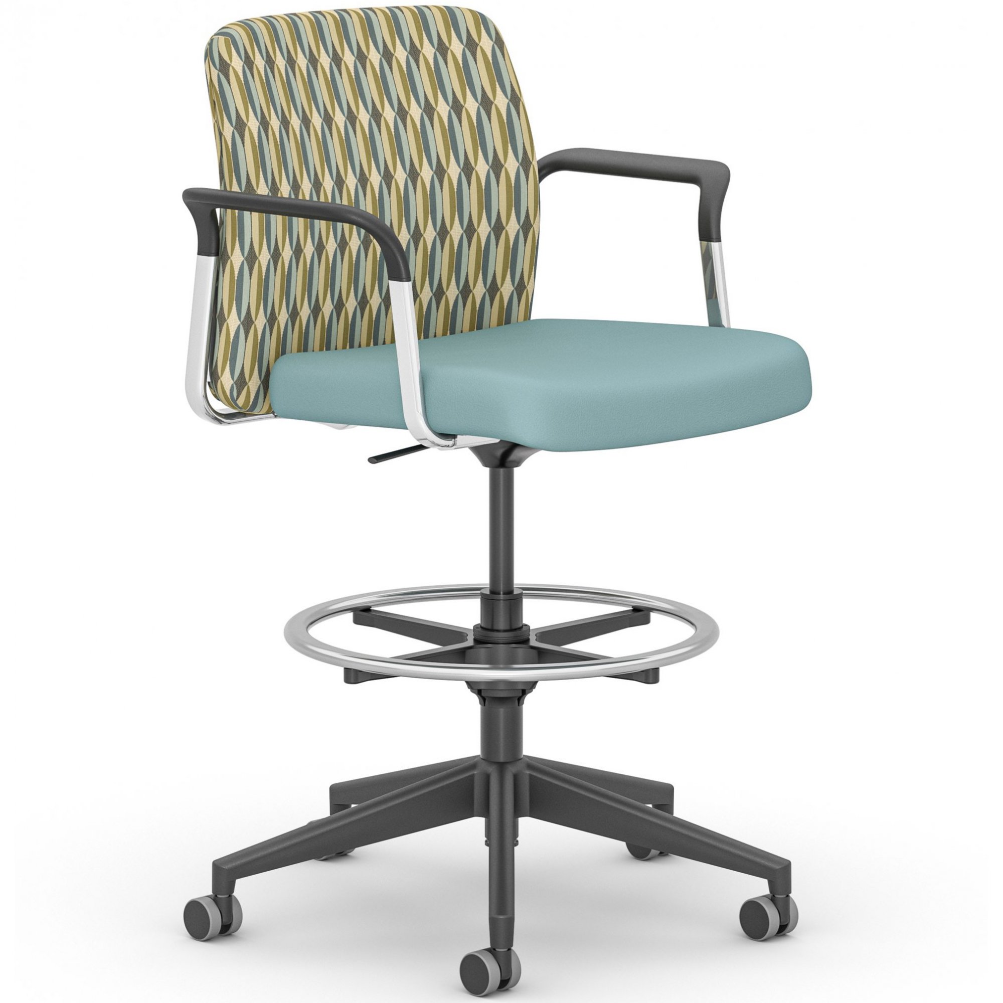 Office Master GY4-TS (OM Seating) Ginny Multi-Tasker Stool