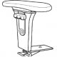 Office Master KR100-XM (OM Seating) (formerly KR-240-XM) Low Height & Width Adjustable Group 1 Specialty T Arms