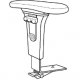 Office Master KR-300-XM Tall Height & Width Adjustable Group 1 Specialty T Arms