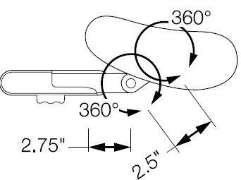 Office Master RP-51M Specialty Arm Top Movement