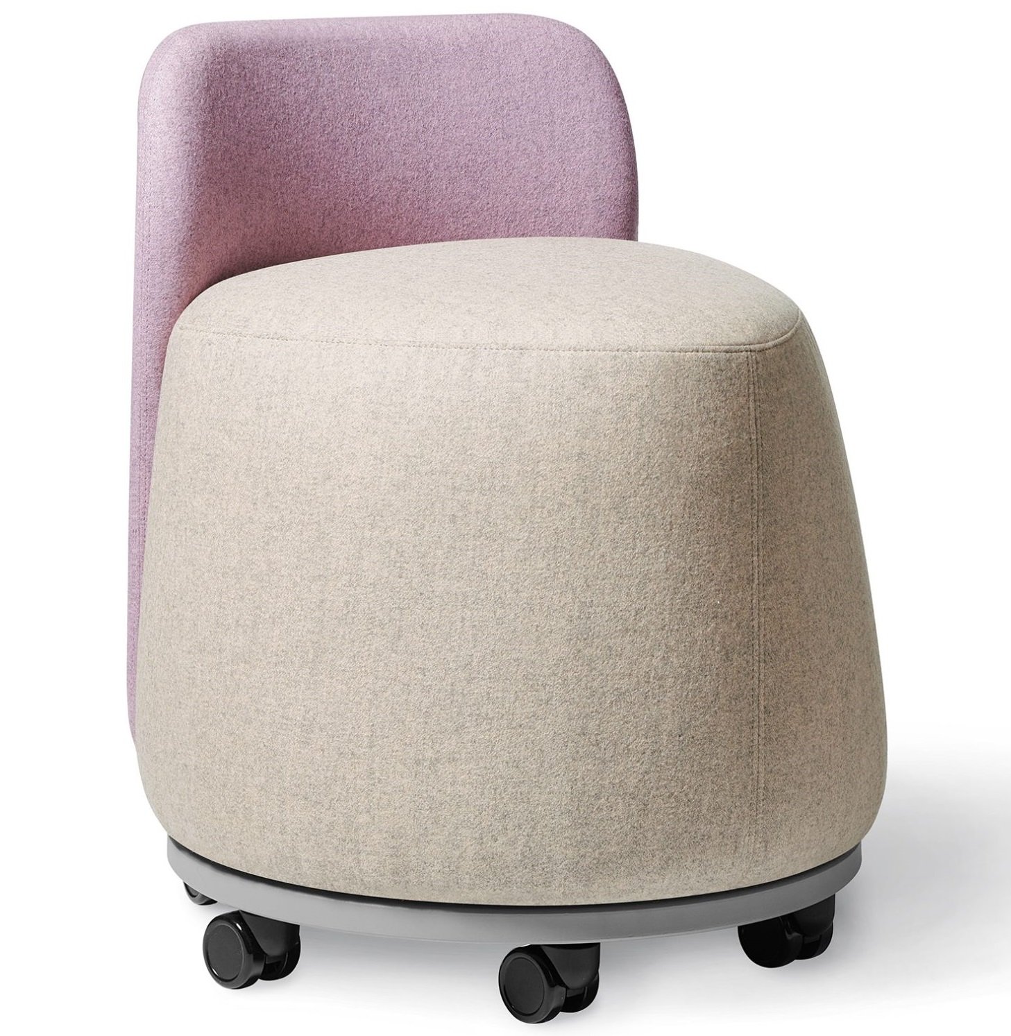 Office Master PLT-B (OM Seating) Pouf with Backrest Plot Twist