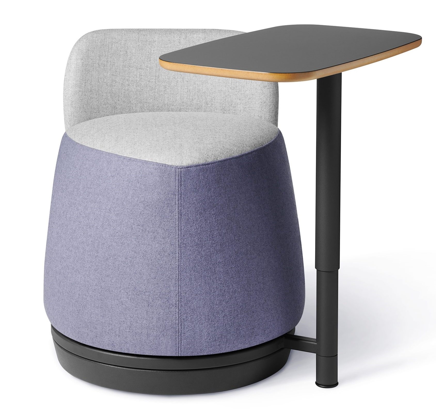 Office Master PLT-BT (OM Seating) Pouf with Backrest and Tablet Plot Twist