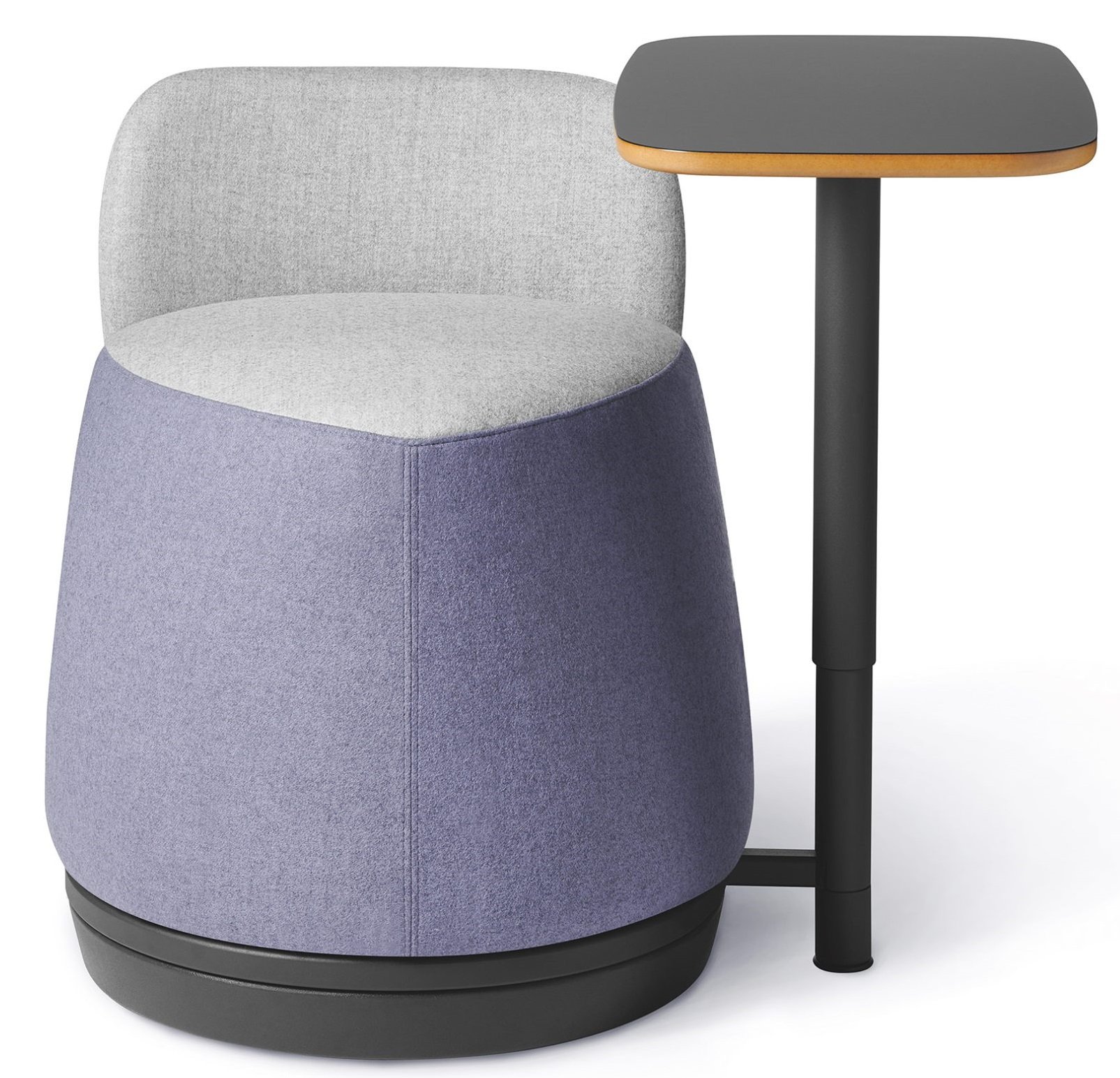 Office Master PLT-BT (OM Seating) Pouf with Backrest and Tablet Plot Twist