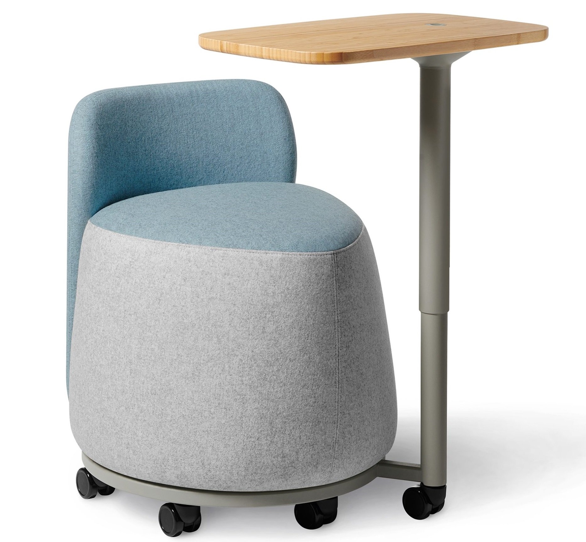 Office Master PLT-BT (OM Seating) Pouf with Backrest and Tablet Plot Twist