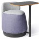 Office Master PLT-BT (OM Seating) Pouf with Backrest and Tablet Plot Twist