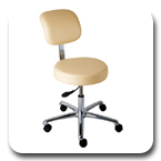 Office Master Classic Professional Lab Stool, Multi Functional Work Stools, Low Maintenance, Simple Adjustment Healthcare Seating