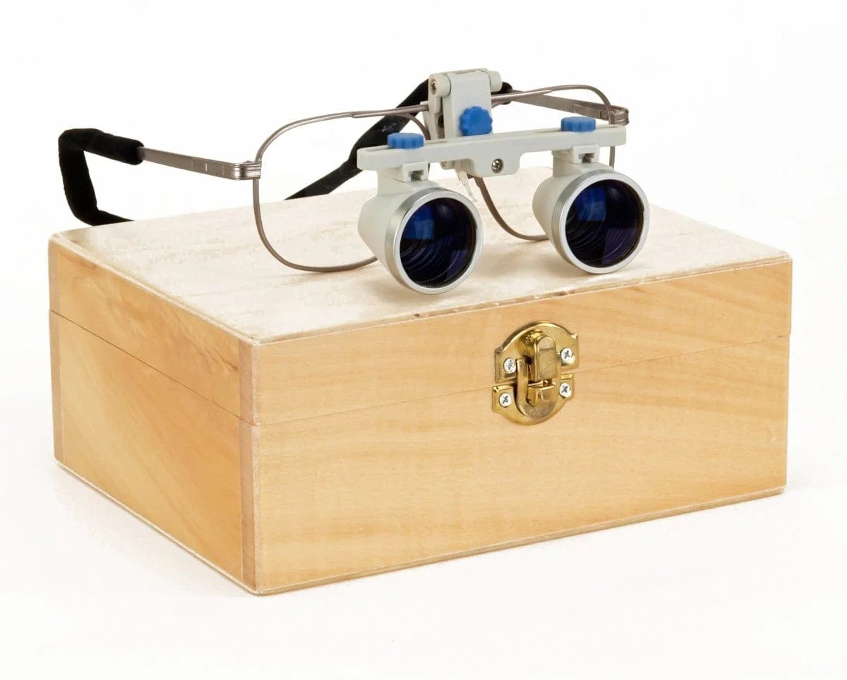 Omax J35340TN 3.5X340mm WD Binocular Eyeglass Loupes with Titanium Frame