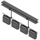 Peerless MDJ700 Jumbo CRT IN-LINE MDJ 700 Multi Display 19" to 36" TV  Ceiling Mount MDJ-700