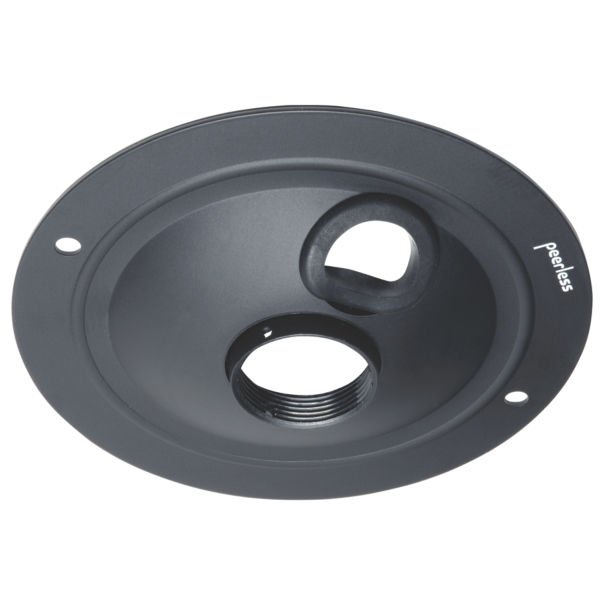 ACC570- Black Round Ceiling Plate for Wood Joist - Max load 150 lb