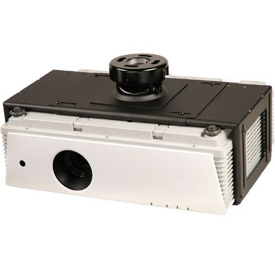 Peerless PRS 40 Projector Ceiling Mount with Medium Clamp Style Adapter Plate Black