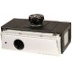 Peerless PRS 40 Projector Ceiling Mount with Medium Clamp Style Adapter Plate Black