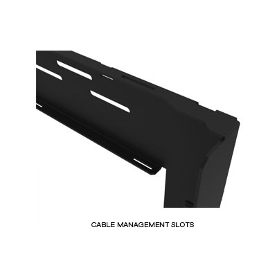 Cable Management Slots of Peerless DS-VW660 Flat Video Wall Mount for 40 to 65 inch Displays