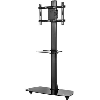 Side View of Peerless SC550GL SG5 Series Flat Panel Floor Cart for 42