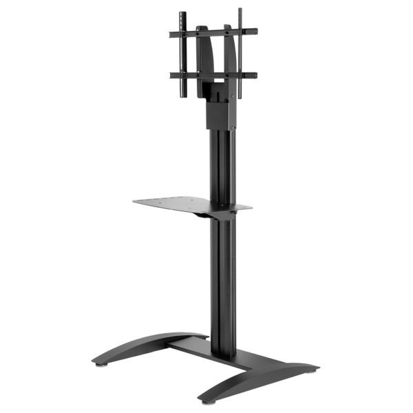 Peerless SS560M Smartmount Floor TV Stand with Metal Shelf