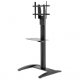 Peerless SS560M Smartmount Floor TV Stand with Metal Shelf