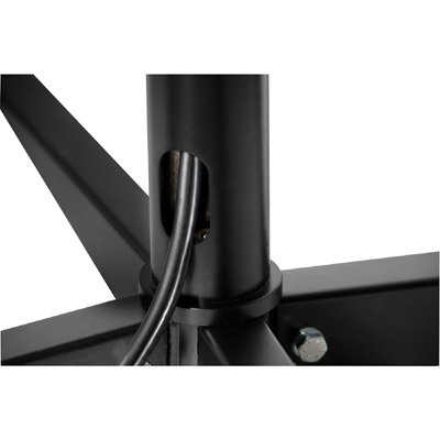 Cable Management of Peerless FPZ-640 Pratico Portable Flat Panel Stand up to 42 inch Screens and 110 lbs Capacity