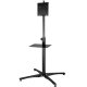 Peerless FPZ-640 Height Adjustable Practico Portable Flat Panel Stand up to 42" Screens and 110 lbs Capacity